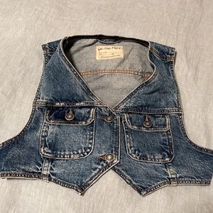 NWT Free People Denim Sexy Vest